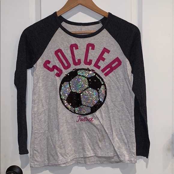 justice soccer shirt